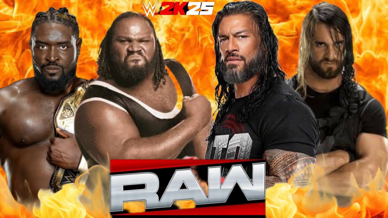 Roman Reigns &Seth Rollins Vs Oba Femi & Mark Henry wwe raw Netflix 25 February 2026 Full Show HD.