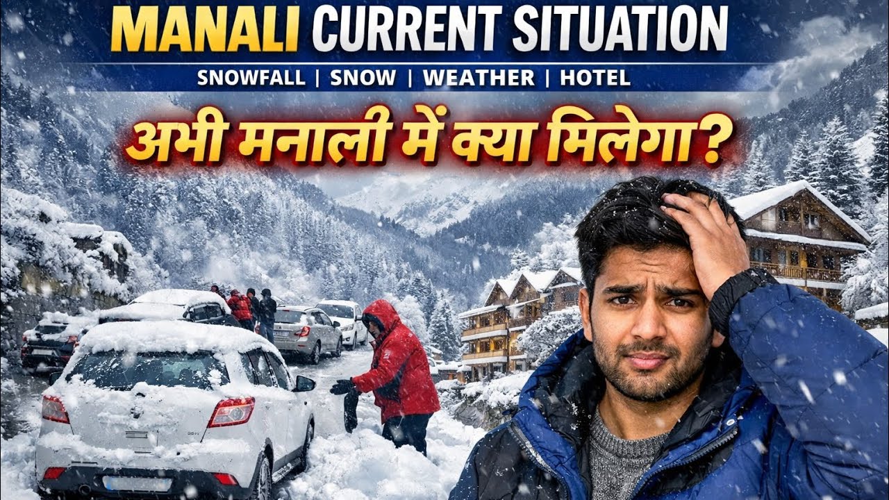 Manali current situation update on 6 march | Manali weather today | Snowfall | Snow | Manali today
