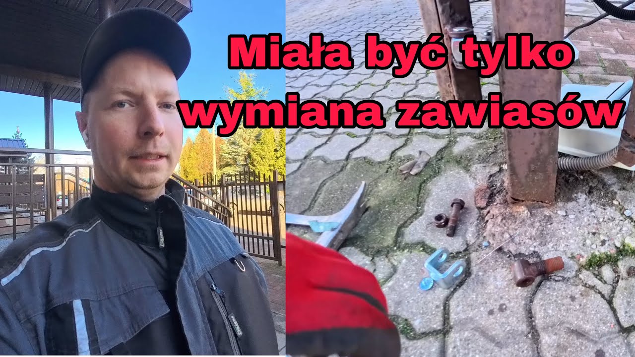 Awaria bramy dwuskrzydłowej! Uszkodzone zawiasy i&hellip; pęknięty słupek?! Diagnoza Pan Automacik