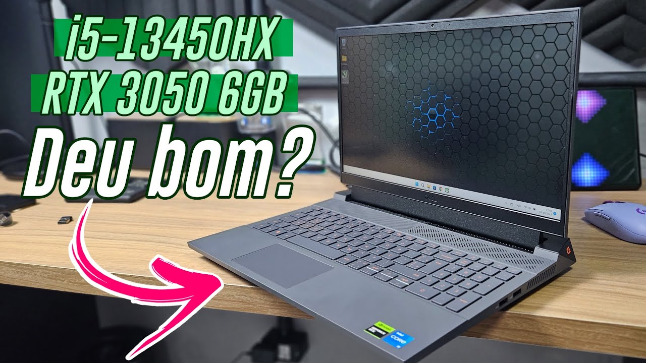 Finalmente um bom Dell G15? Review (i5-13450HX + RTX 3050 6GB)