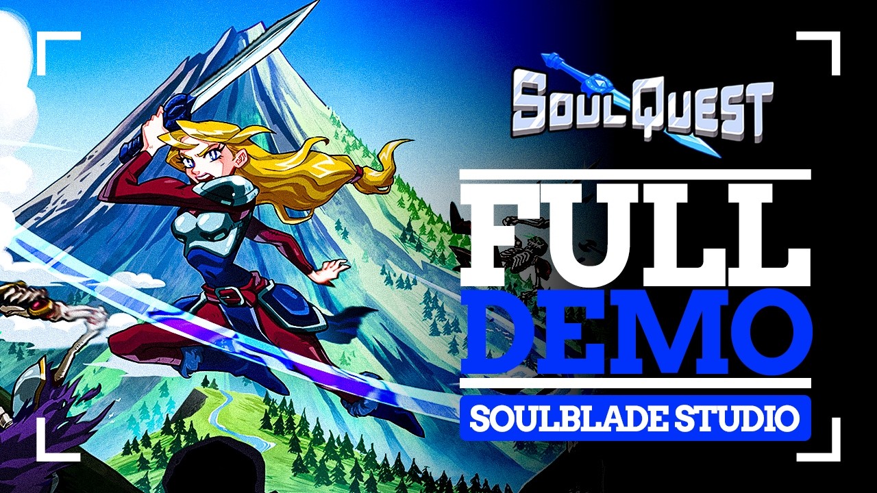 UN HACK 'N' SLASH 2D PIXEL ART BRUTAL | SOULQUEST - ПОЛНАЯ ДЕМО-ВЕРСИЯ 🎮💪