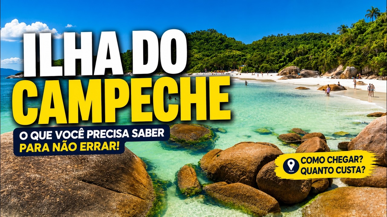 ILHA DO CAMPECHE - o que você PRECISA saber pra NÃO errar no CARIBE de Florianópolis SC