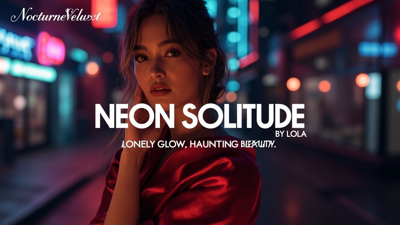 Neon Solitude: Lost in the Glow of a Sleeping City 🎶✨