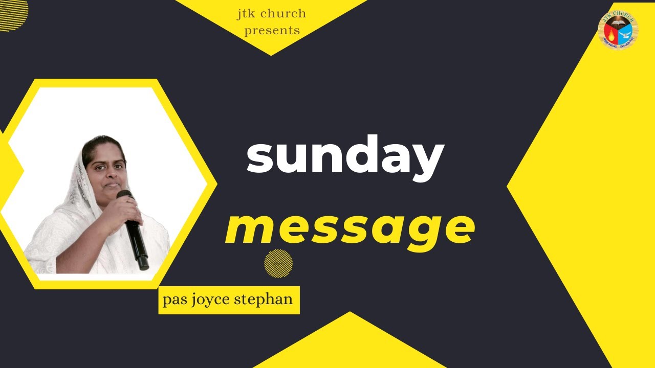 🔴LIVE | Sunday  Message | Pas Joyce Stephan | jtk church avudaiyanoor