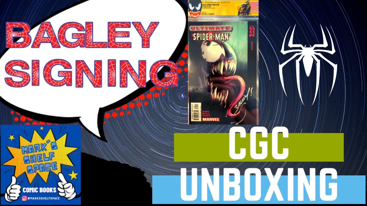 CGC Unboxing Mark Bagley Signing Modern Comic Books!