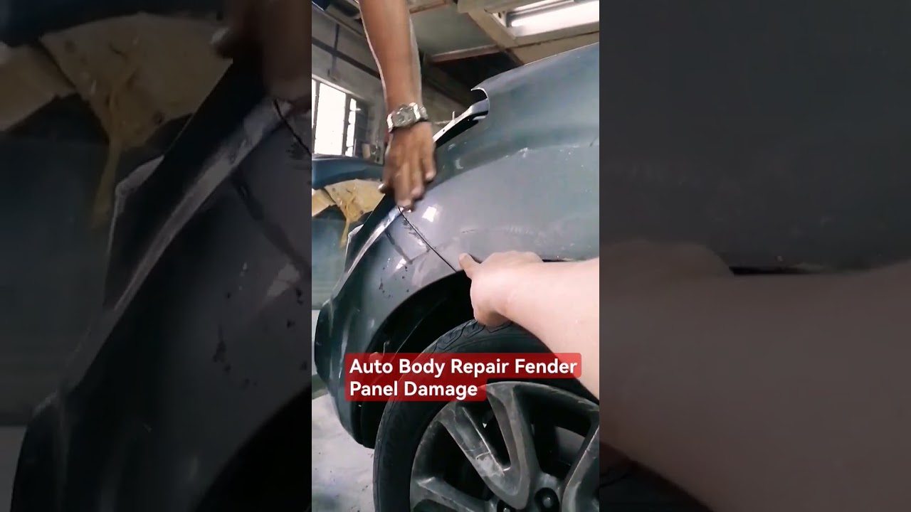 Auto Body Repair Fender Panel Damage