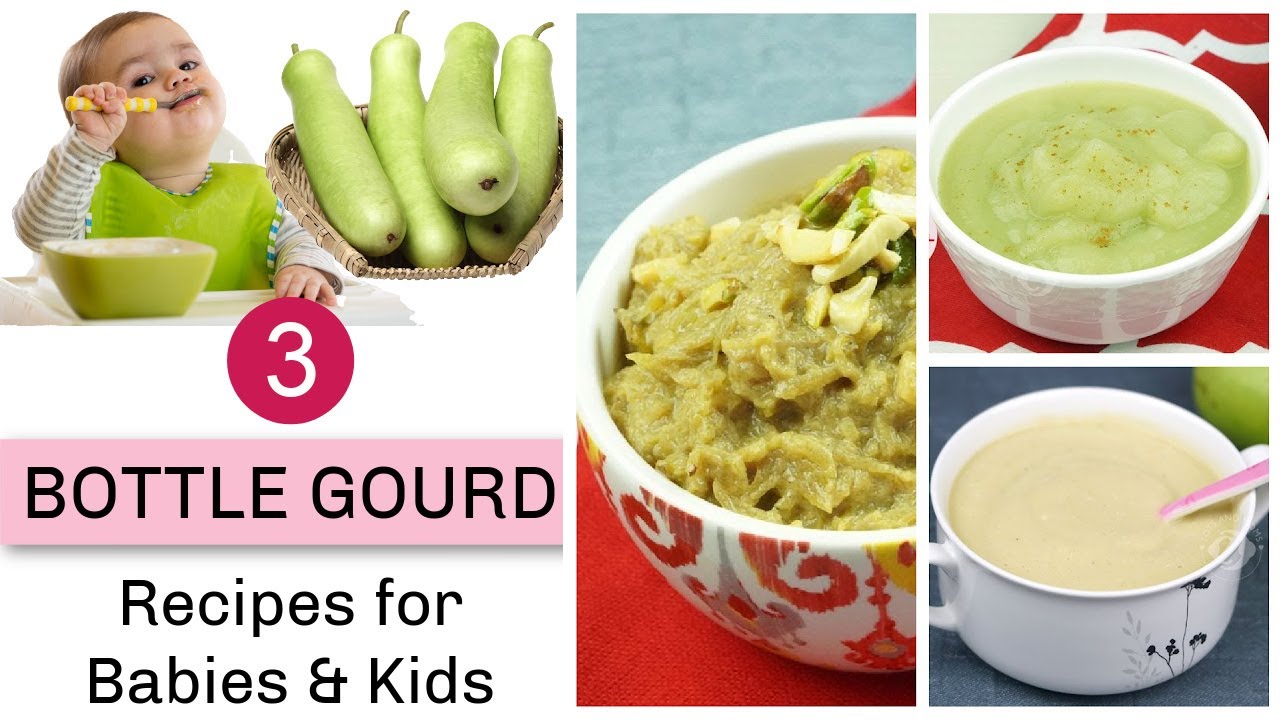 3 Bottle Gourd Recipes | 6+ Months 👶🏻 | Can I give my baby Bottle Gourd?🍲