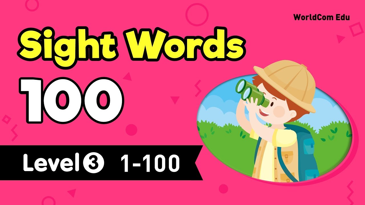 Learn English through Sight Words 100 LEVEL 3 Full | Easy English with Brian Stuart