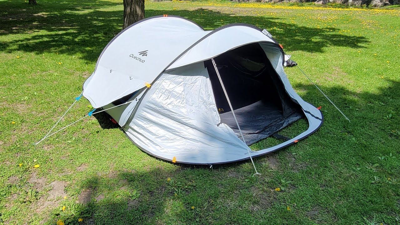 Tent setting and packing of Quechua 2 Seconds 3 from Decathlon #quechua #tent #camping #decathlon