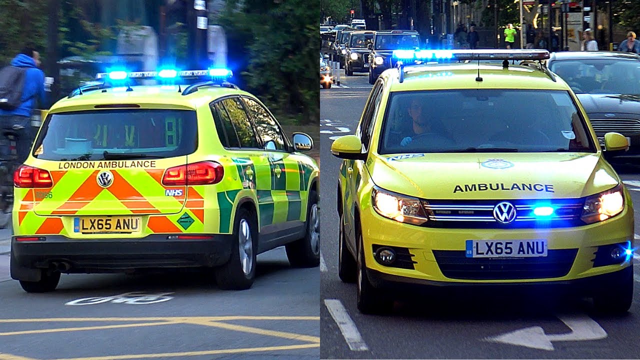 Volkswagen Tiguan Fast Response Unit Responding - London Ambulance Service