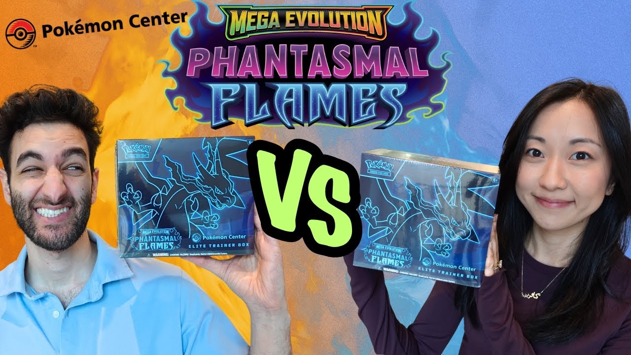 Каждый из нас открывает коробку элитного тренера Phantasmal Flames | Pokemon Center ETB