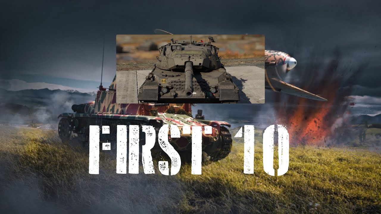 War Thunder First 10: Leopard 1A5 With DM33 APFSDS