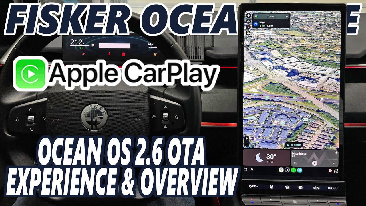 Fisker Ocean - Ocean OS 2.6 Apple CarPlay