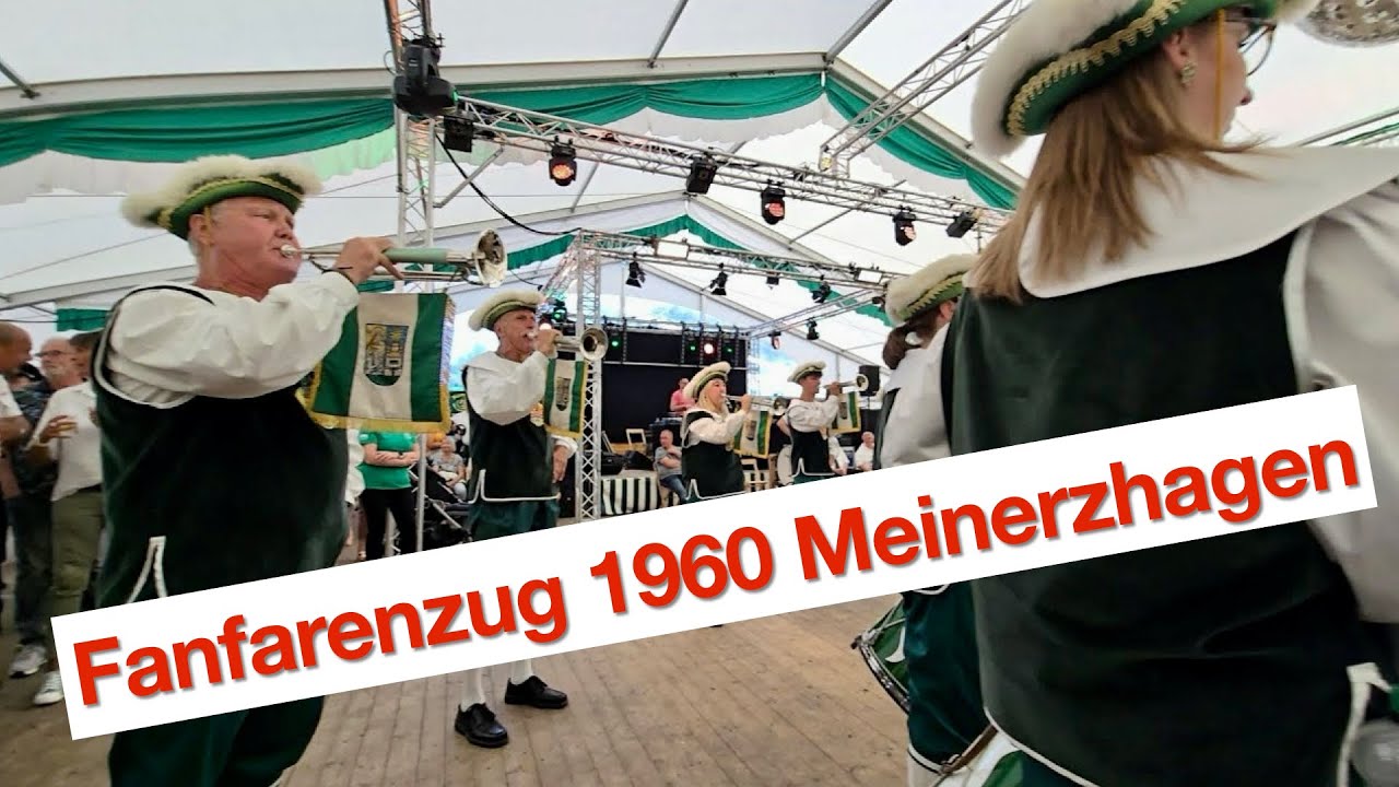 Hülscheider Schützenfest 2025 - Fanfarenzug 1960 Meinerzhagen / 10. August 2025 (4K)