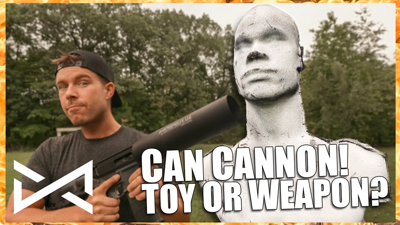 Toy or Weapon?! Testing the Can Cannon from X Products!