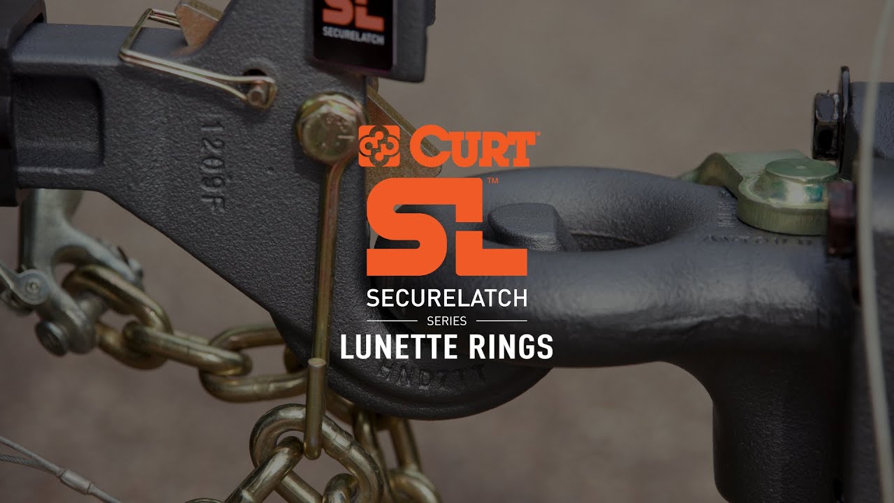 SecureLatch&trade; Lunette Rings  Built in Trailer Security