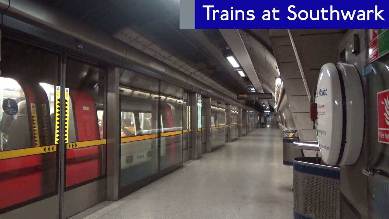 London Underground, Jubilee line trains at Southwark