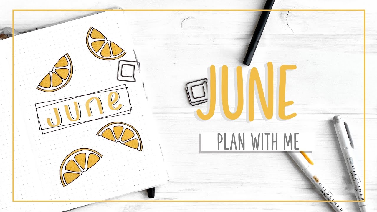 PLAN WITH ME || June 2020 Bullet Journal Setup