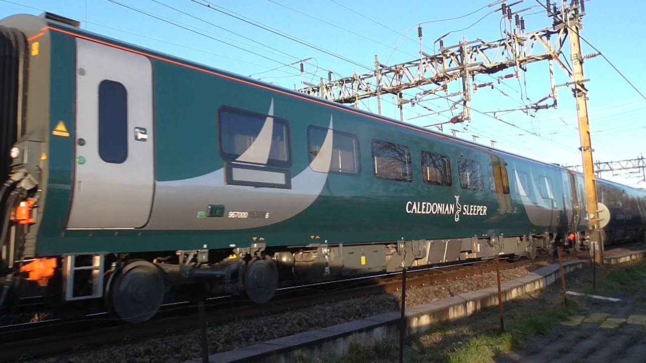 GBRf/CS 92023 on new Caledonian Sleeper Mk5 coaches on test - 22nd January 2019
