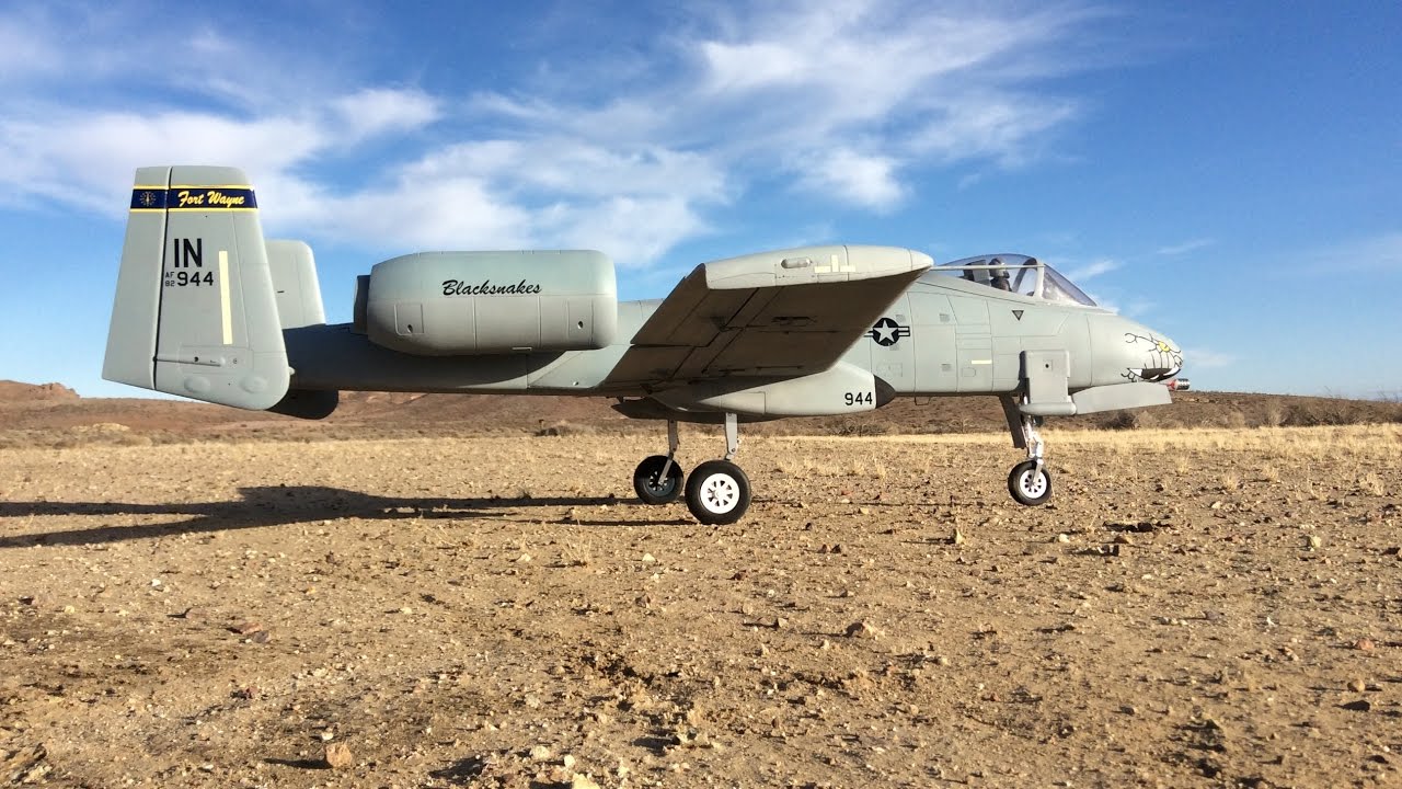 Freewing Twin 80mm A-10 - Prototype Flight Testing