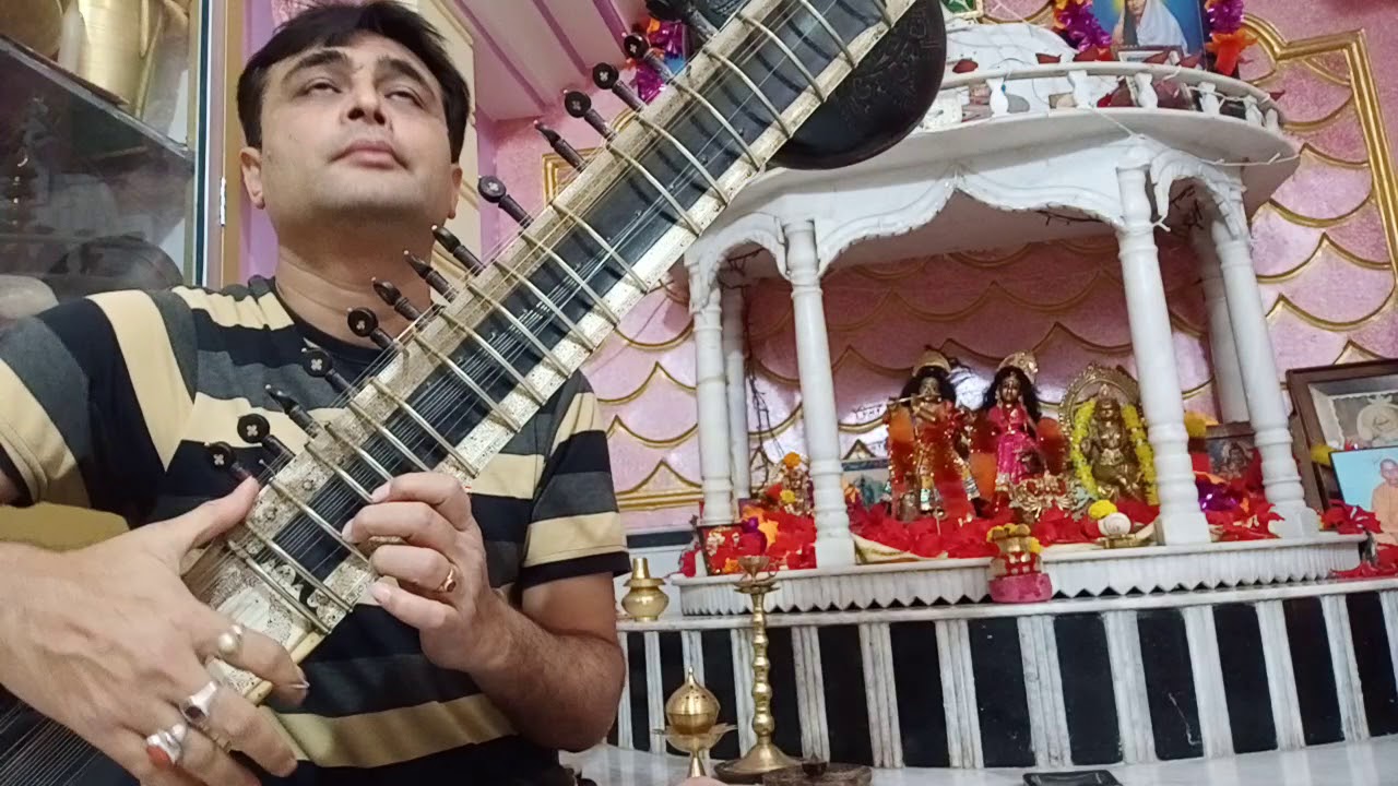 Sitar basic lesson - for beginner (Gamak lesson 5)