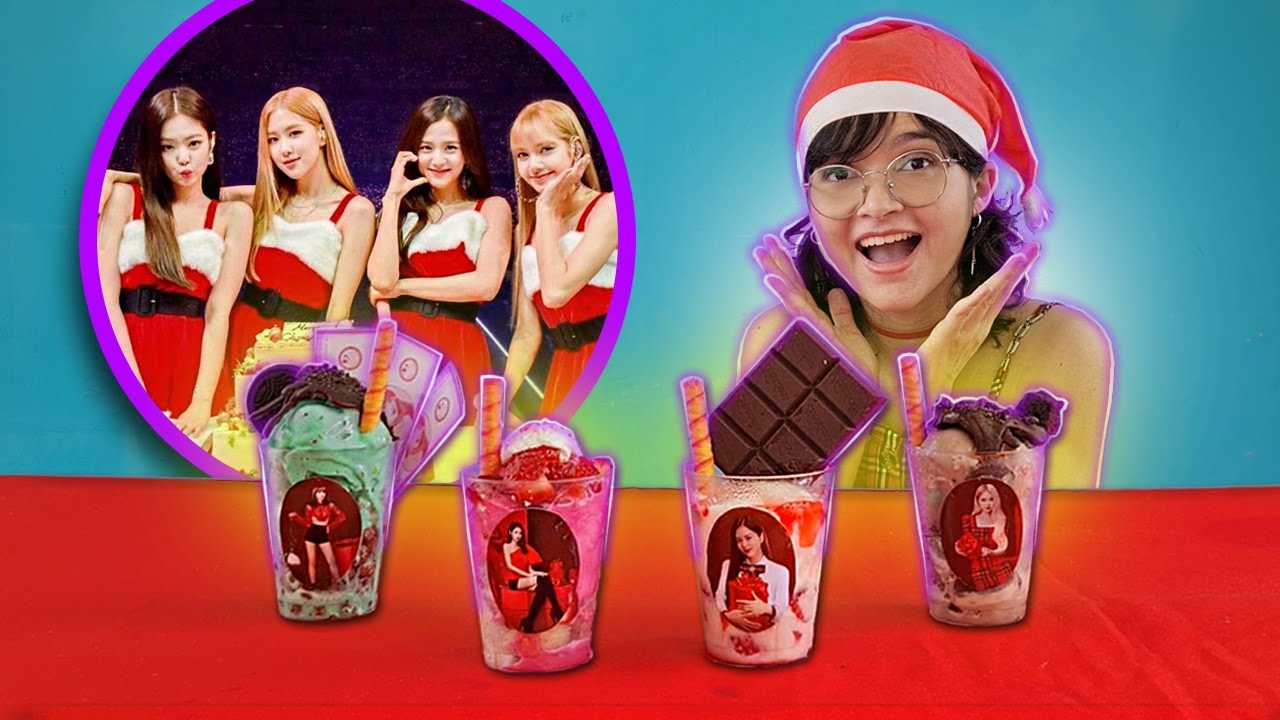 FIZ OS SORVETES DE NATAL DO BLACKPINK (NO CALOR) | Frost!