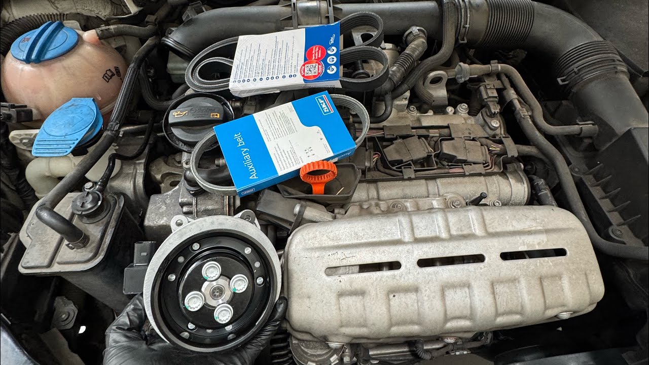 Замена водяного насоса 1.4 Twincharge на VW/Audi 2005-2014. Часть 1. Снятие