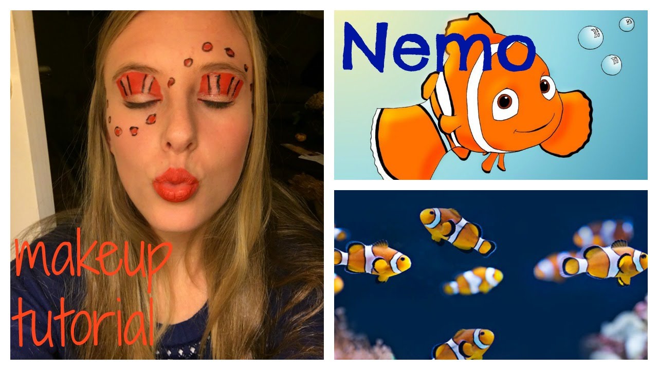 Finding Nemo Makeup Tutorial - Nemo