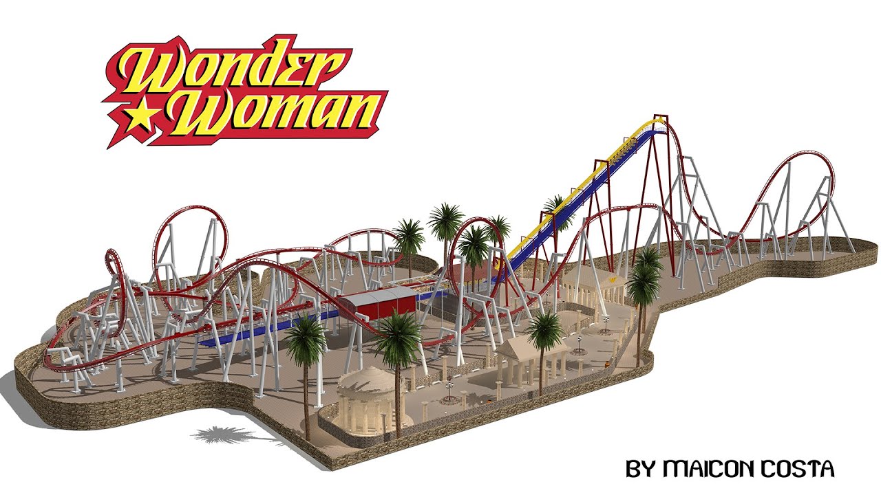 Wonder Woman: The Ride - NoLimits 2 (B&M Inverted Coaster)