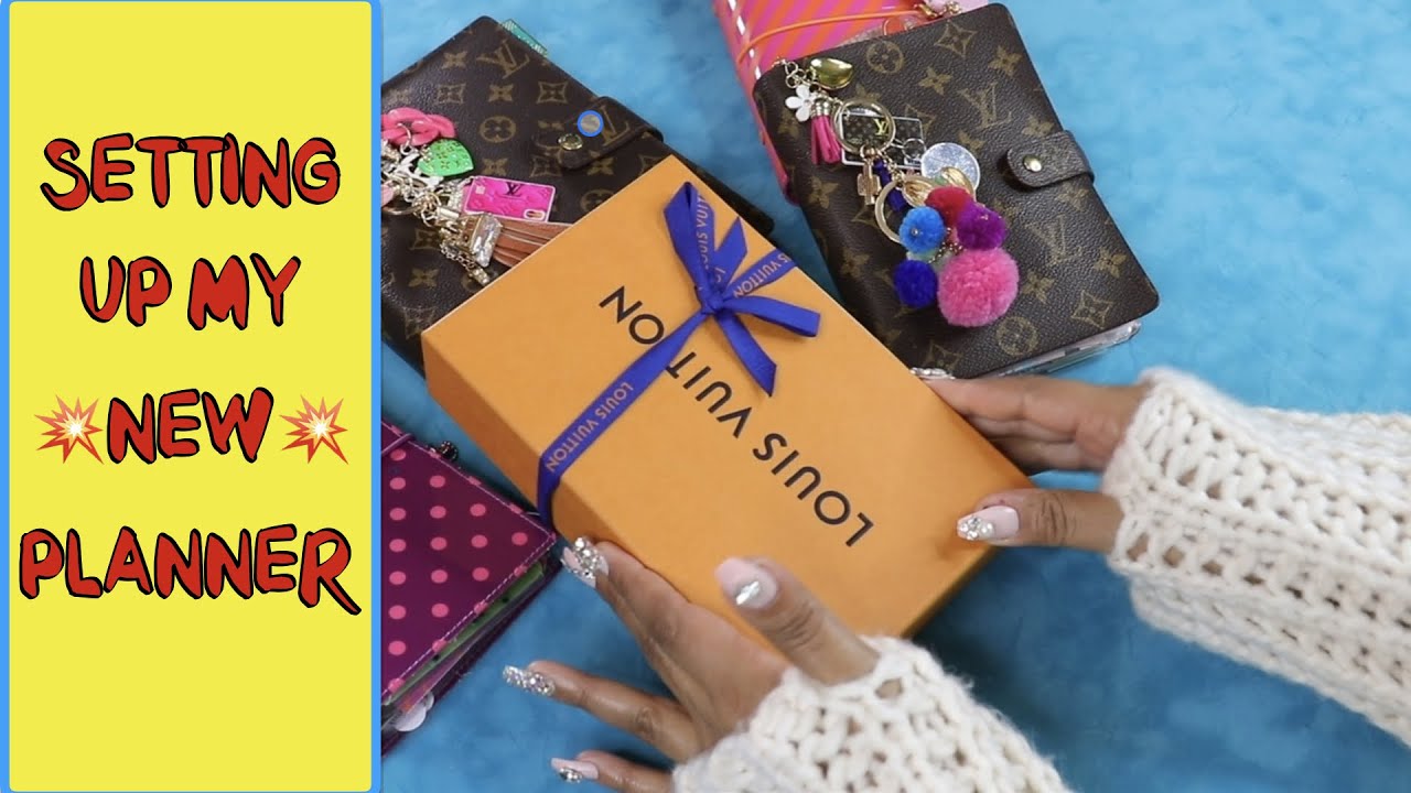 Setting Up My New Planner - NEW LOUIS VUITTON Agenda MM