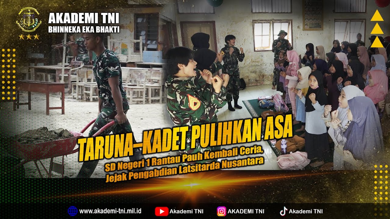 DARI LUMPUR KE TAWA: PENGABDIAN TARUNA–KADET PULIHKAN SD NEGERI 1 RANTAU PAUH