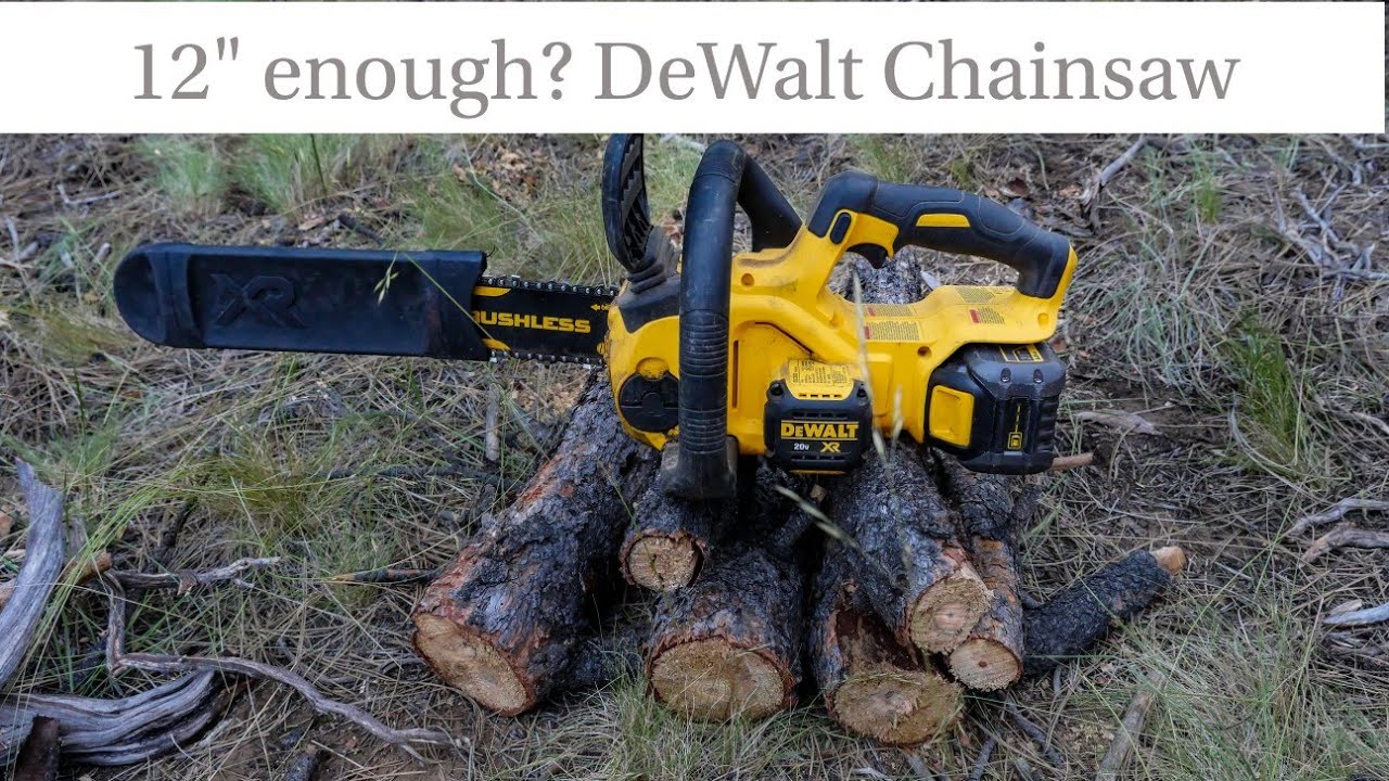 12 дюймов — это всё, что вам нужно? Цепная пила Dewalt 20 В