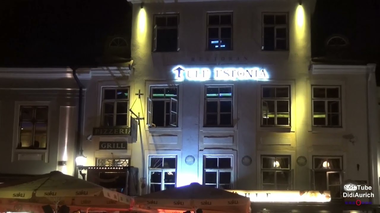 Teil 33 der 7 Länder Rundreise, Einmal um die Ostsee, Tallinn Stadtbesichtigung am Abend, Baltikum