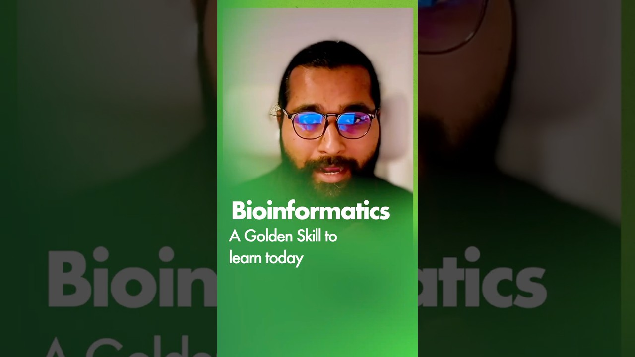 Bioinformatics is a golden skill to learn for Life science students