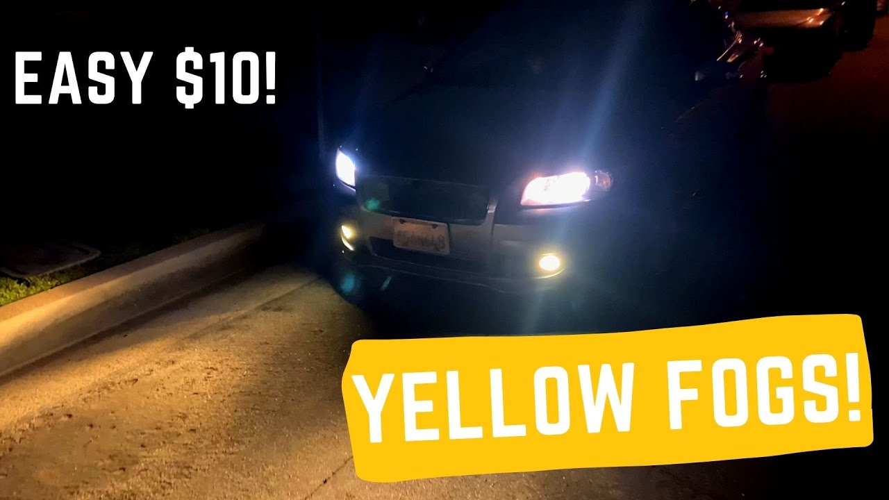 Tinting Volvo C30 fog lights yellow for $10!