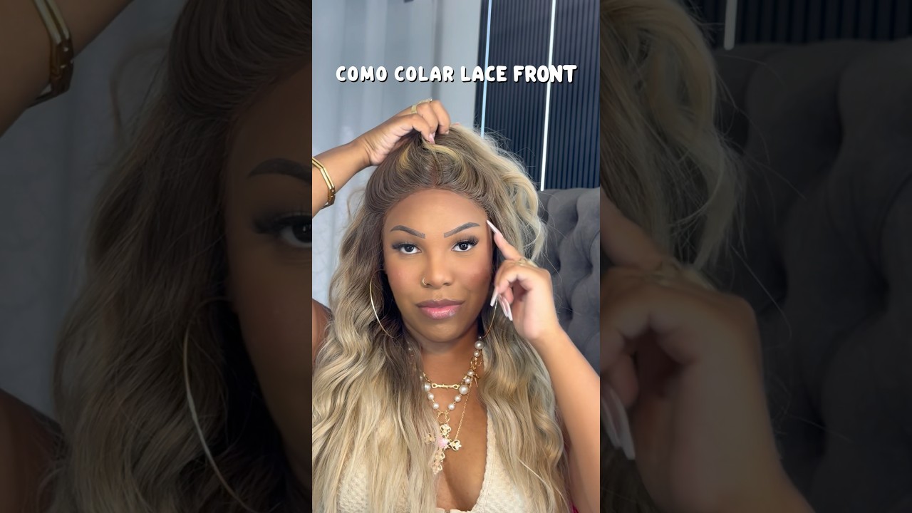 Como colar lace front m&eacute;todo para iniciantes cabelo de biofibra #lace #lacewigs #wigsdivabeauty