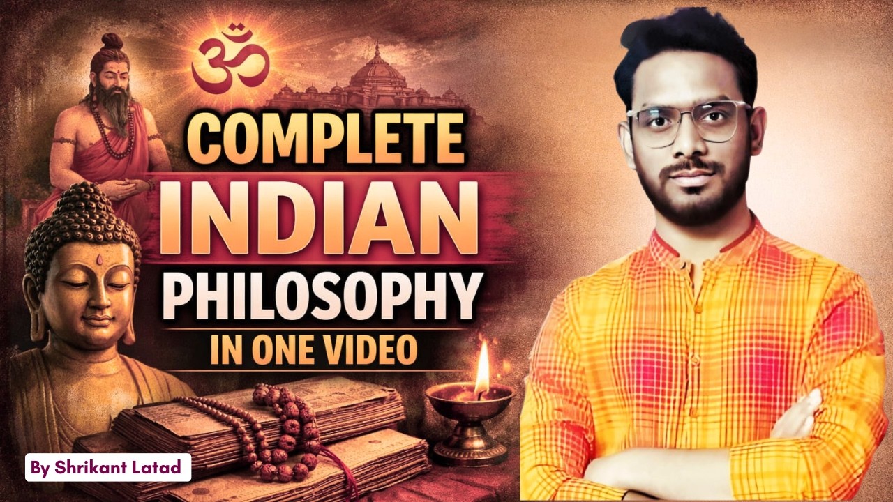 Complete Indian Philosophical System Explain By Shrikant Latad | #mpsc  #upsc #ethics #philosophy