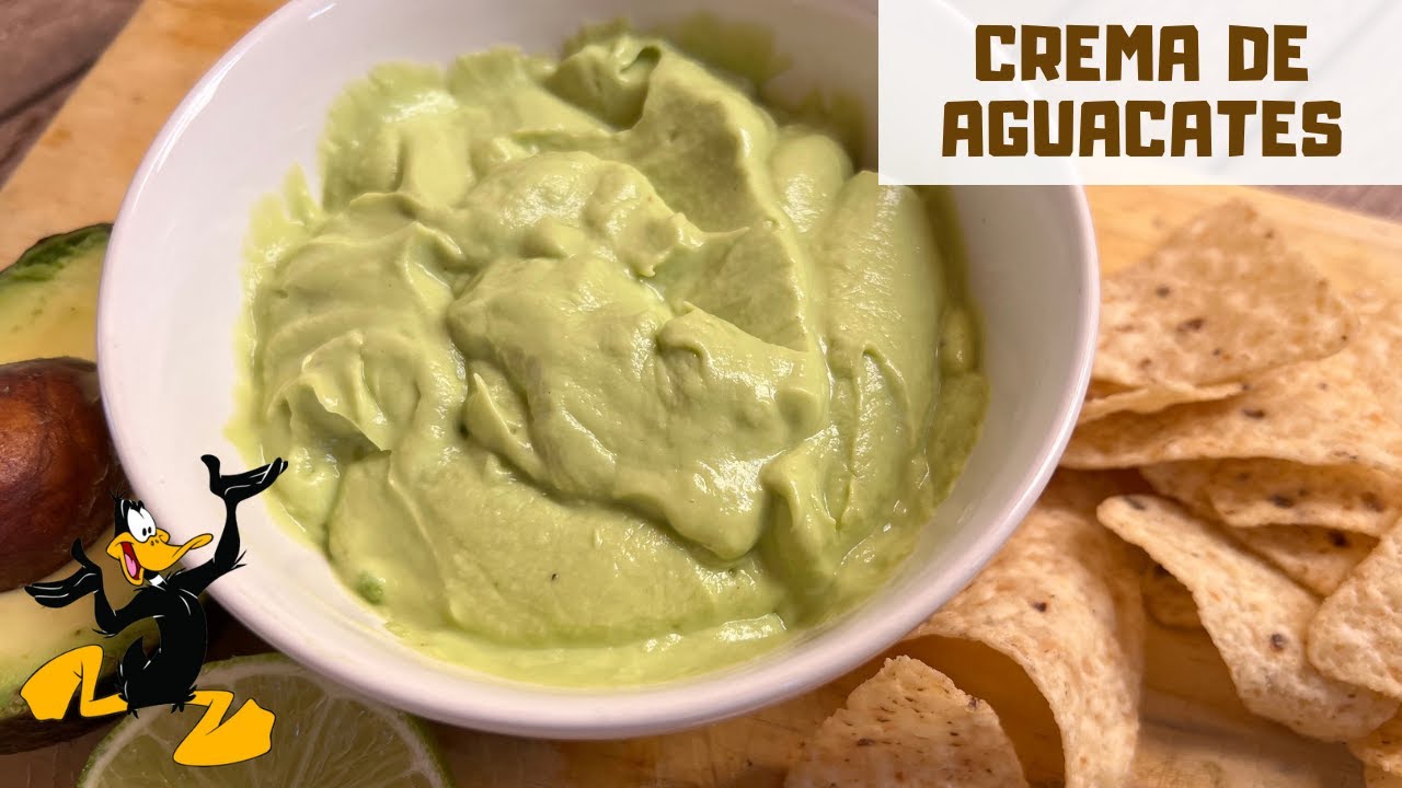 Crema de Aguacate Fría para Untar 🥑 ¡Receta con Aguacate!