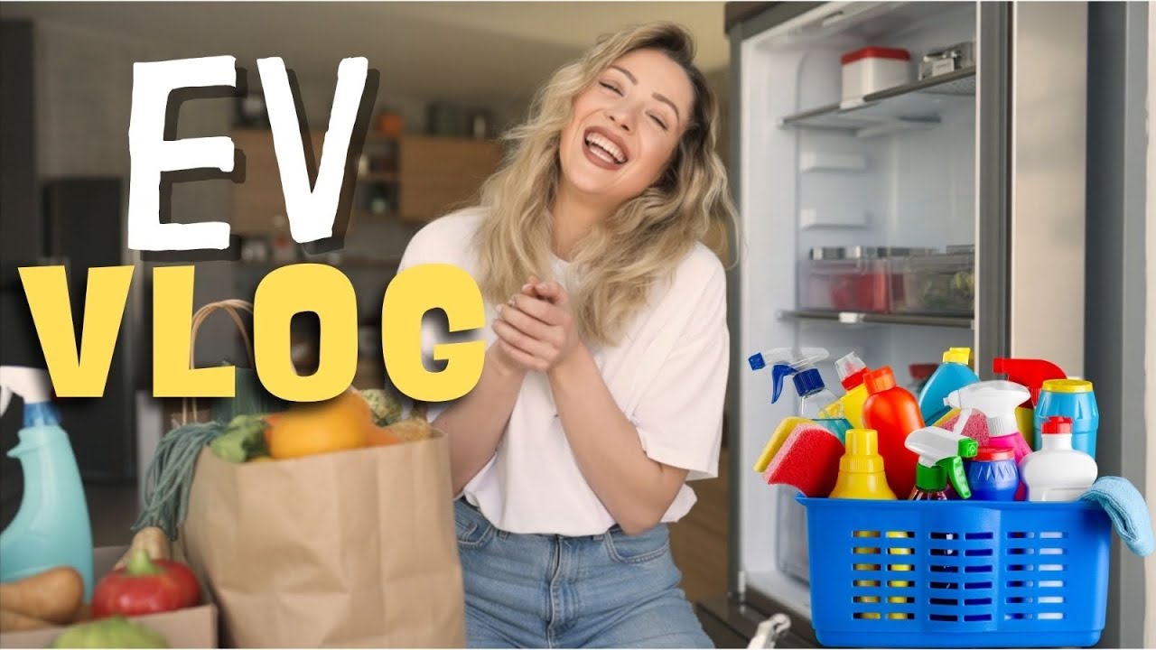 AYLIK 8.000₺ DEV MARKET ALIŞVERİŞİ 🛒 + DİP KÖŞE EV TEMİZLİĞİ & BUZDOLABI DÜZENİ VE TEMİZLİĞİ 🧼 