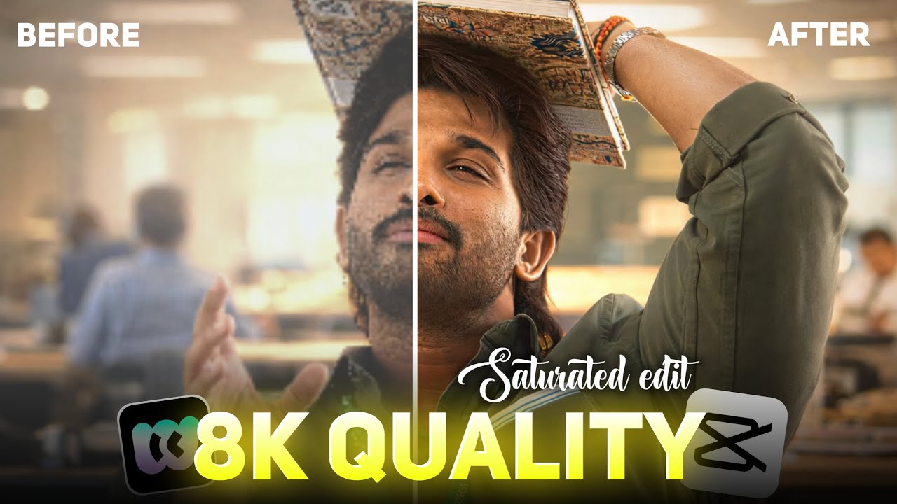 Trending 8K Quality Movie Clips Reels Editing In Capcut | 8K Quality Saturated Movie Clips Editing