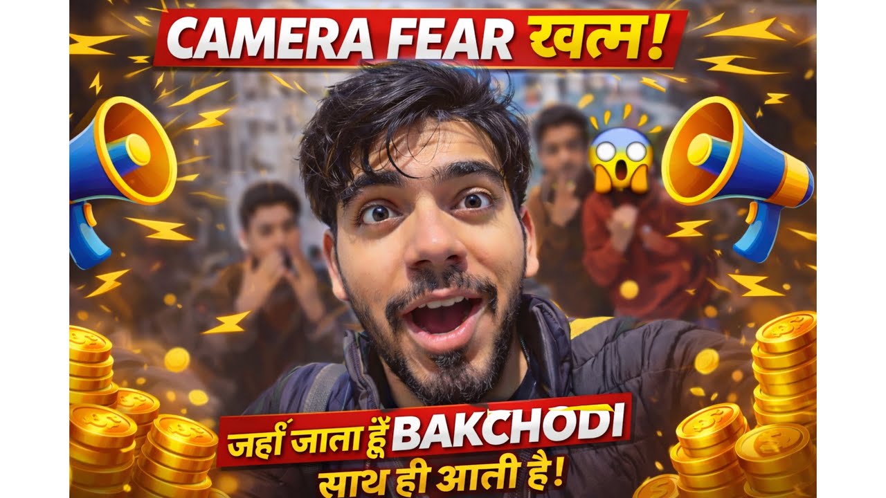 Camera Fear Khatam 😈 | Jaha Jata Hu Bakchodi sth hi chlti h 😂