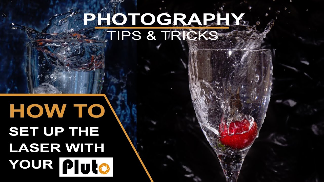 Pluto Trigger - LASER SETUP - Gill Fry Photography