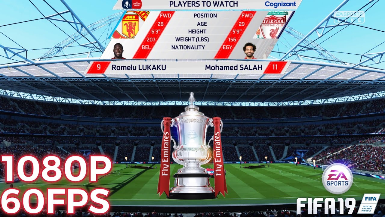 FIFA 19 | MANCHESTER UNITED Vs LIVERPOOL | EMIRATES CUP FINAL | 1080P 60FPS