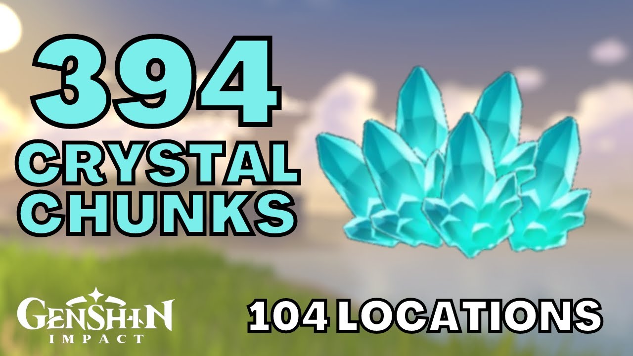 ALL Crystal Chunk LOCATIONS - UPDATED - Genshin Impact