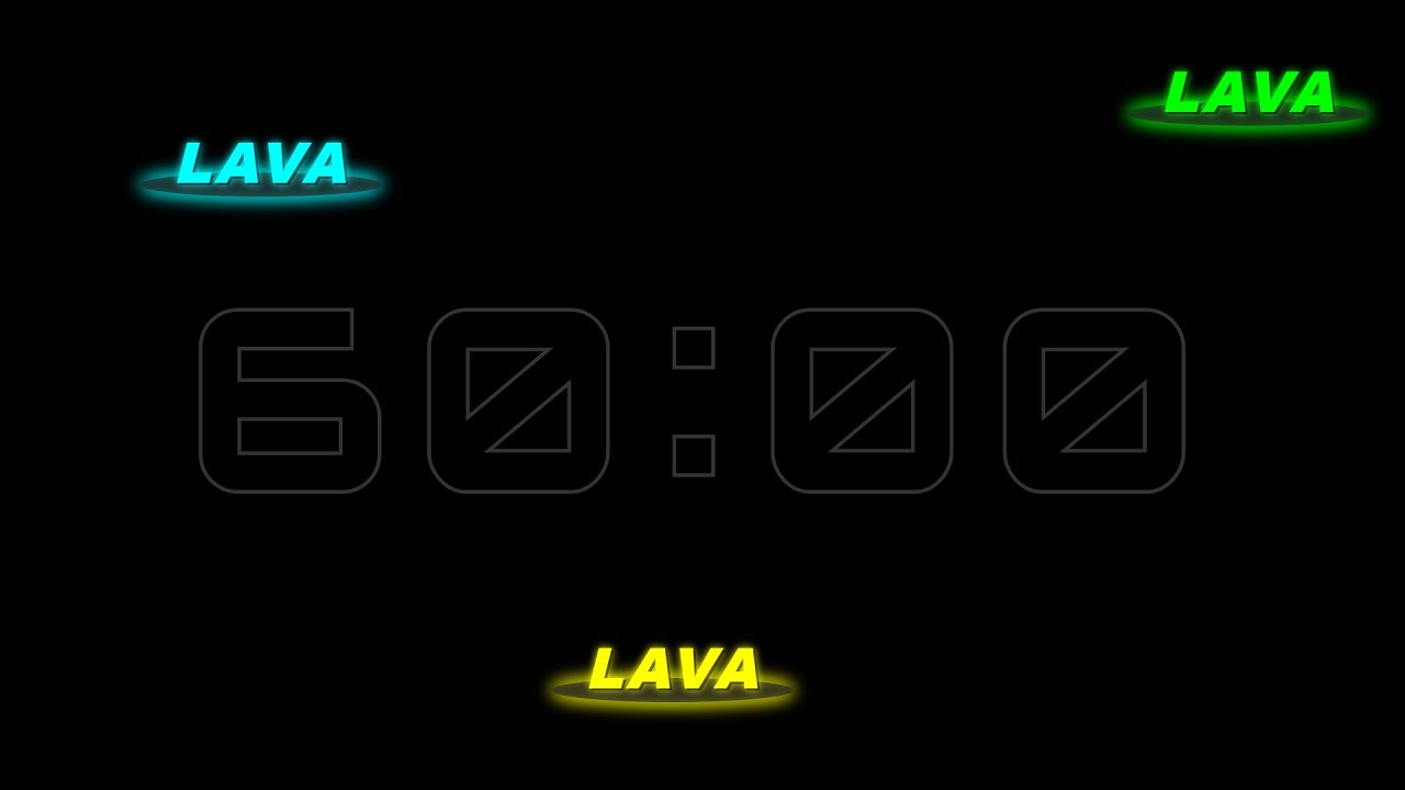 1 Hour Timer - Retro ScreenSaver