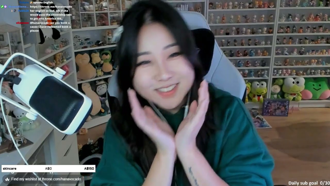 HANA IS BACK AHHHH!!! first stream in 6 months!!!   throne !socials !kiibo