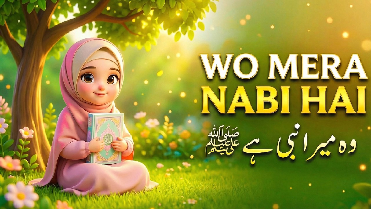 Woh Mera Nabi Hai | وہ میرا نبیﷺ ہے | Kids Naat- Islamic Ryhmes ‪@aarohikidstvenglish‬ ‬