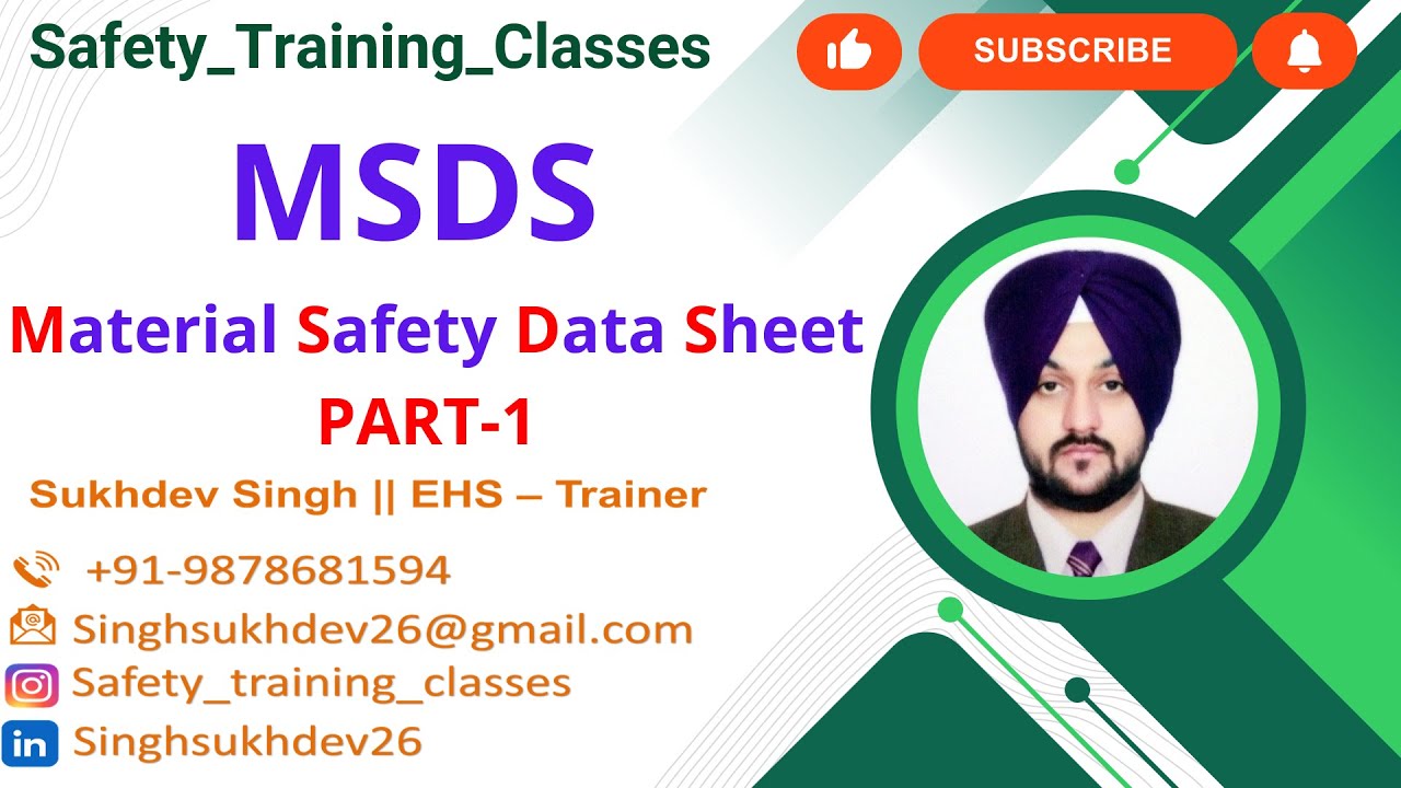Safety Data Sheet SDS Explained || 16 Sections || सेफ़्टी डेटा शीट की पूरी जानकारी | 16 सेक्शन समझें