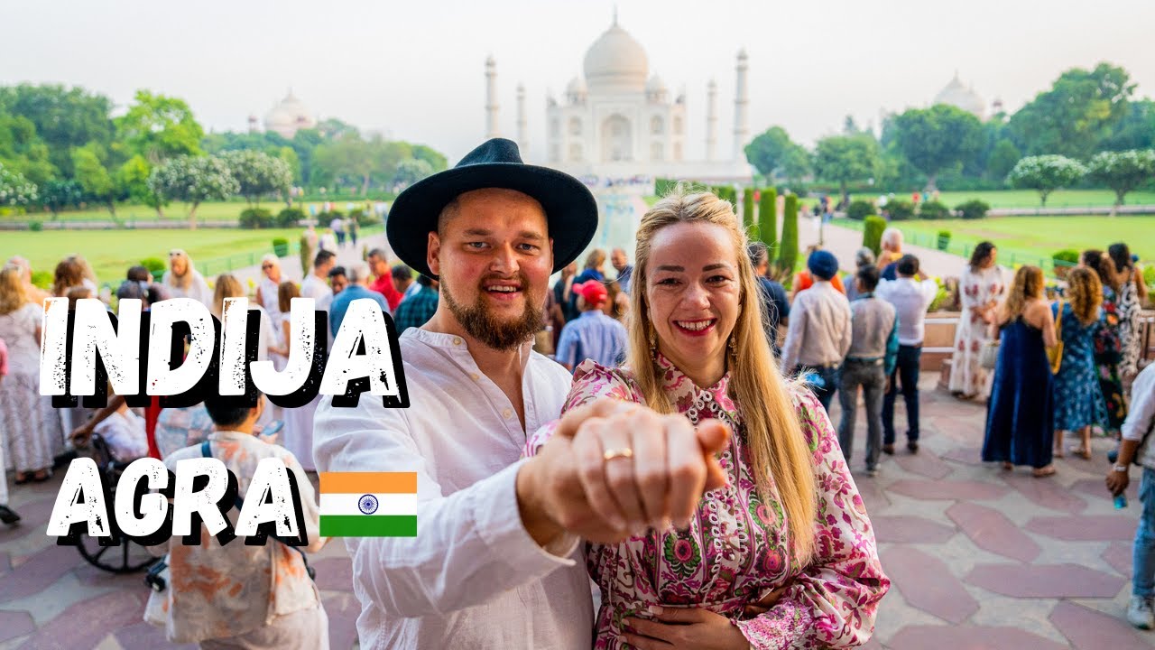 Bildinājums pie Taj Mahal | Trakais piedzīvojums Indijā | India, Agra