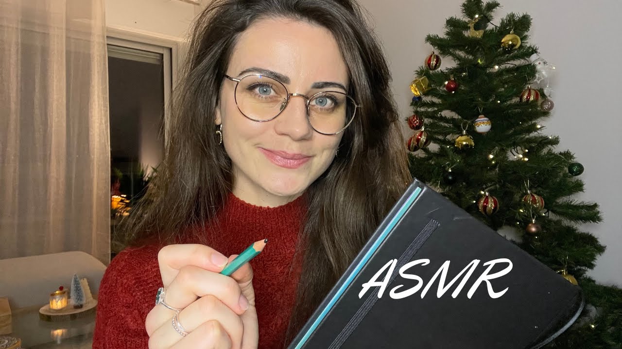 ASMR français☽ Je te dessine ✏️ (bruits de crayons RELAXANTS)